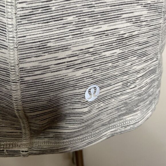 Lululemon Grey Gray Magenta Dancing Warrior Tank Top Athleisure Yoga Running 4 - Picture 5 of 7